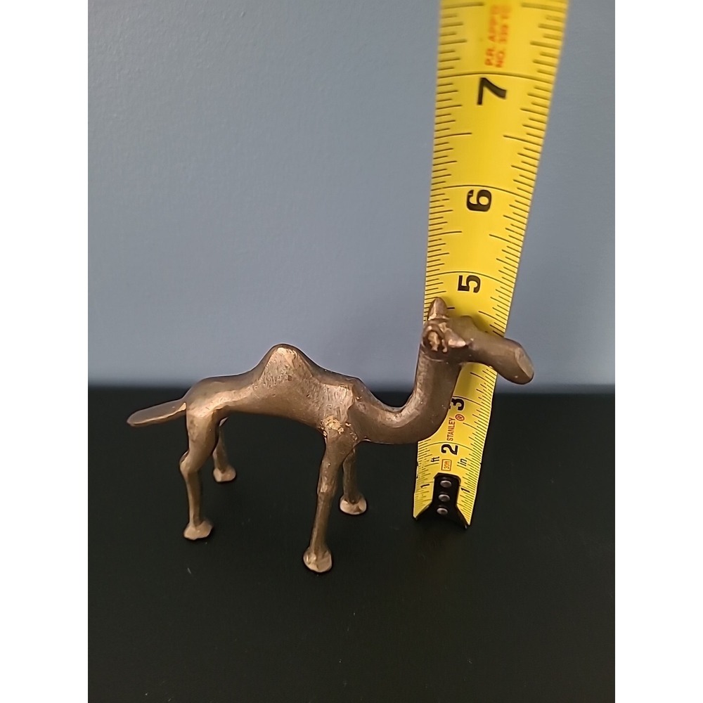 Brass Skinny Camel One Hump Nativity Christmas - Picture 6 of 7